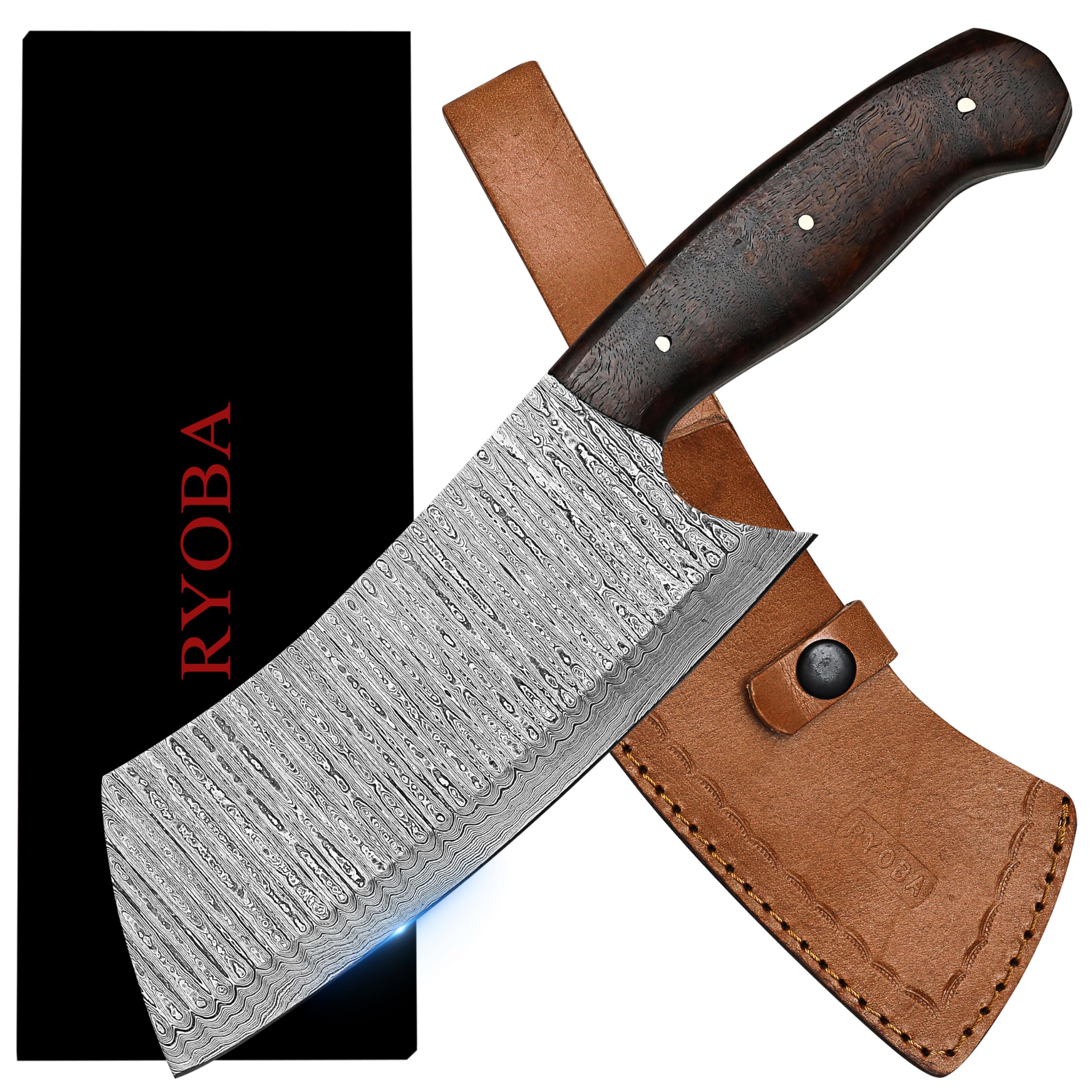 Amazon.com: RYOBA Cleaver Knife, Butcher Knife, Meat knife