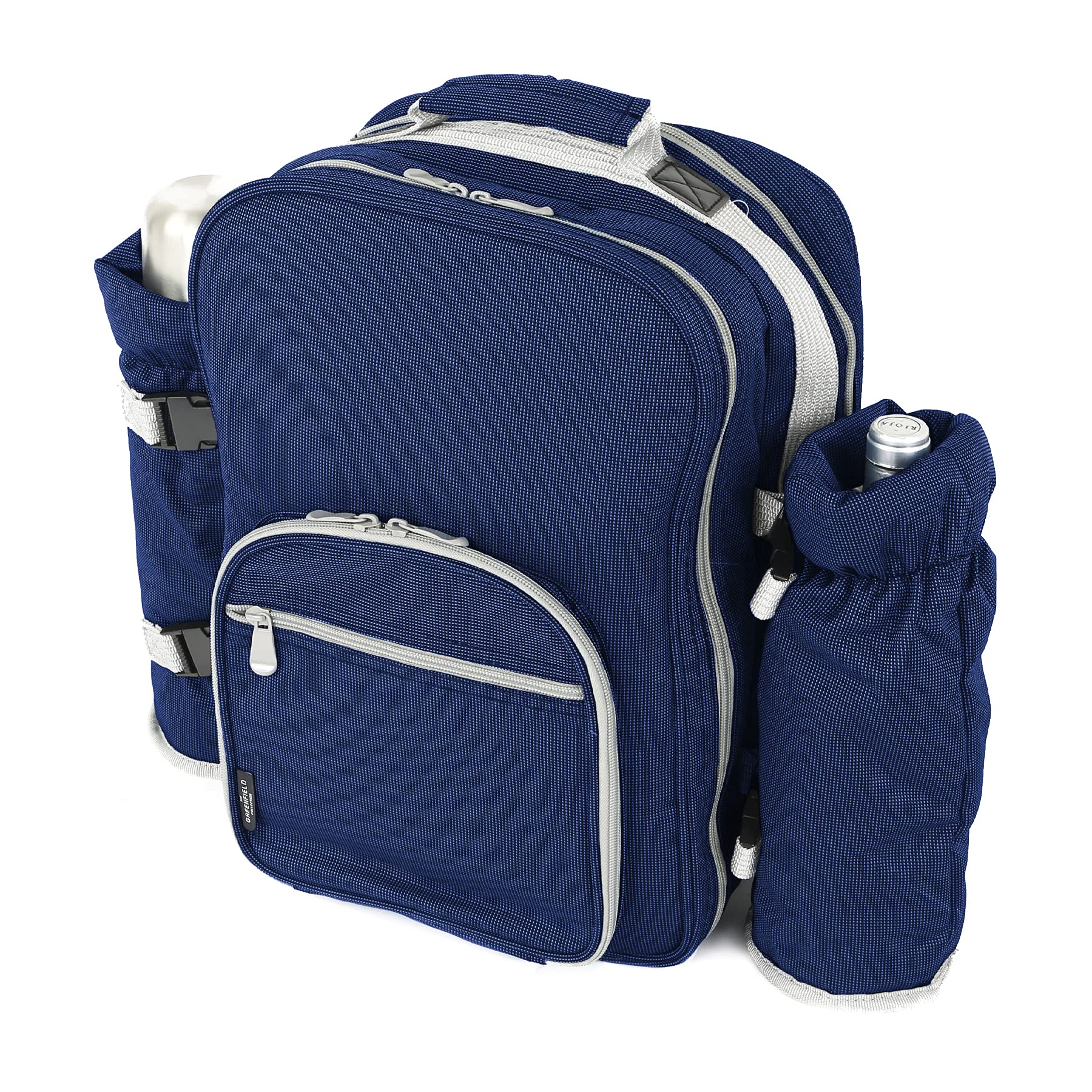Sac à Dos - COMETE CONSOMMABLE - Marin Rayé Bleu - 32x13x45 cm