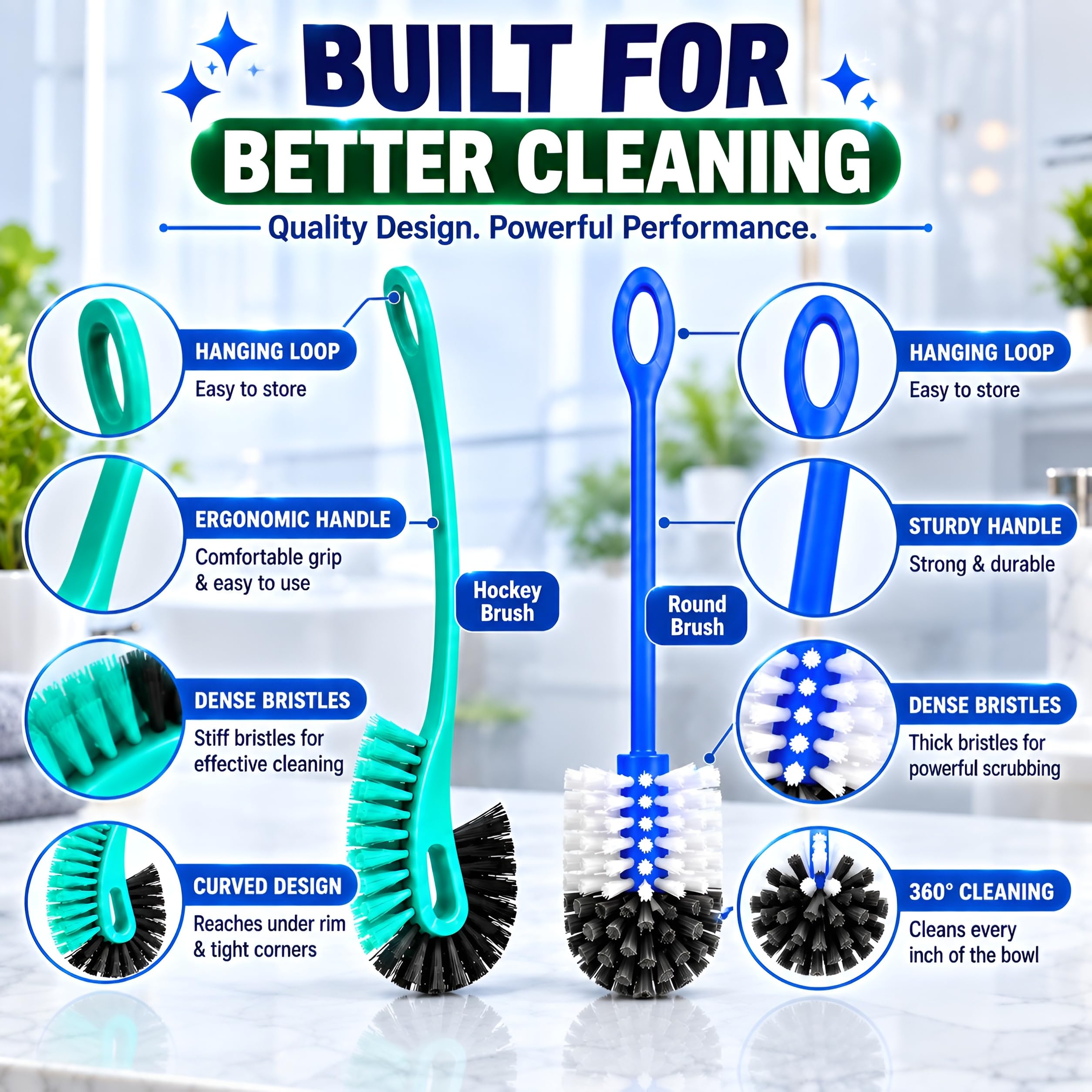 PulGos 7-in-1 Toilet Cleaning Set - Clean Your Bathroom! -3