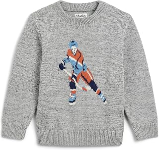 Hatley Boys' Hockey Crew Neck Sweater (Toddler/Little Kid/Big Kid)