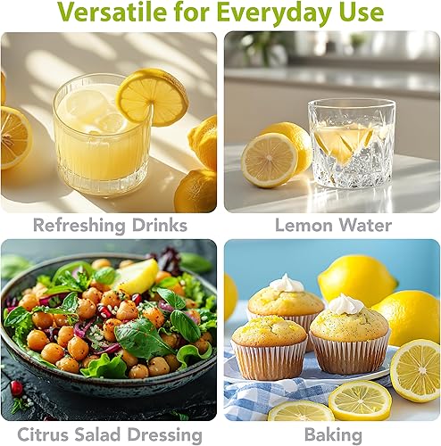 Vista 12 de Joie Kitchen Gadgets Joie Squeeze and Pour Exprimidor Escariador, 10 cucharaditas, amarillo