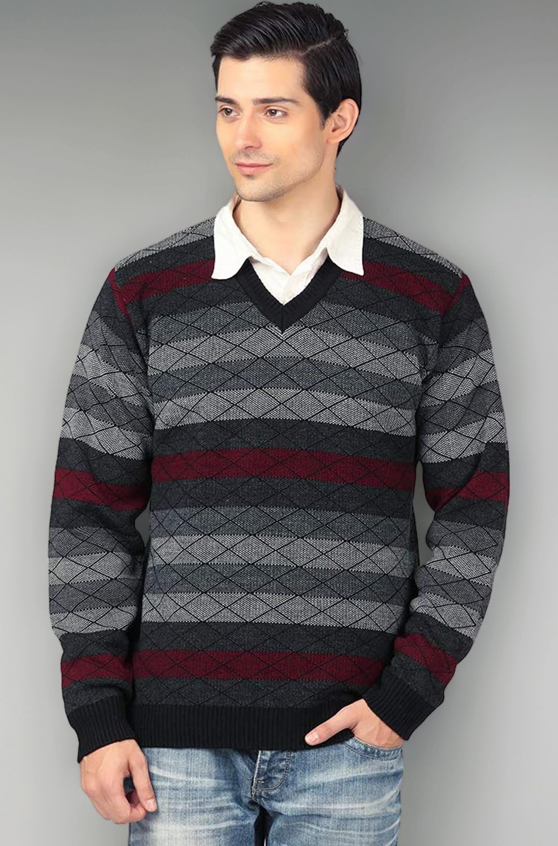 Men's Blended Sweater (Navy)