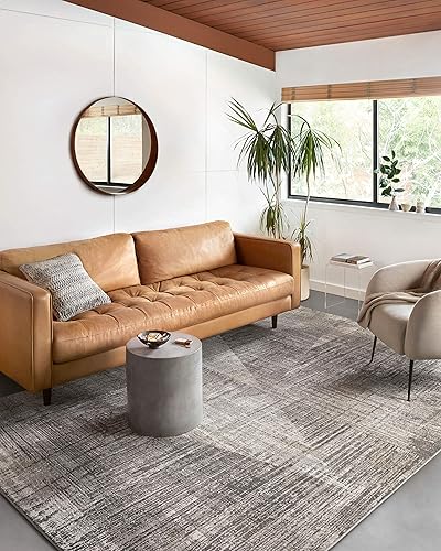 Miniatura 2 de Loloi II Maeve Collection MAE-04 - Alfombra de área granitodorado de 9 pies y 3 pulgadas x 13 pies