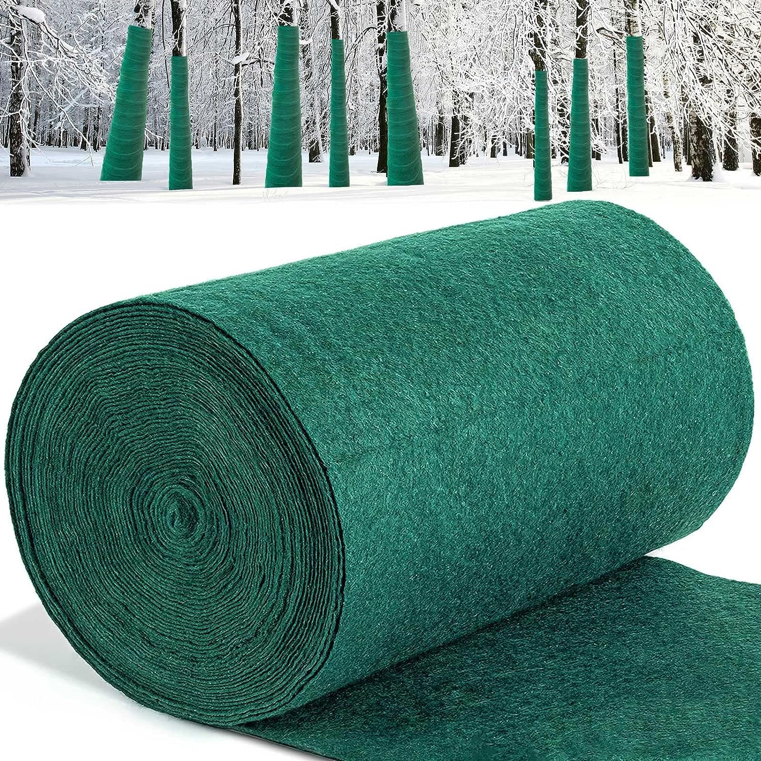 Tree Protector Wraps, 10" × 55' Tree Wrap for Winter, Winterproof and