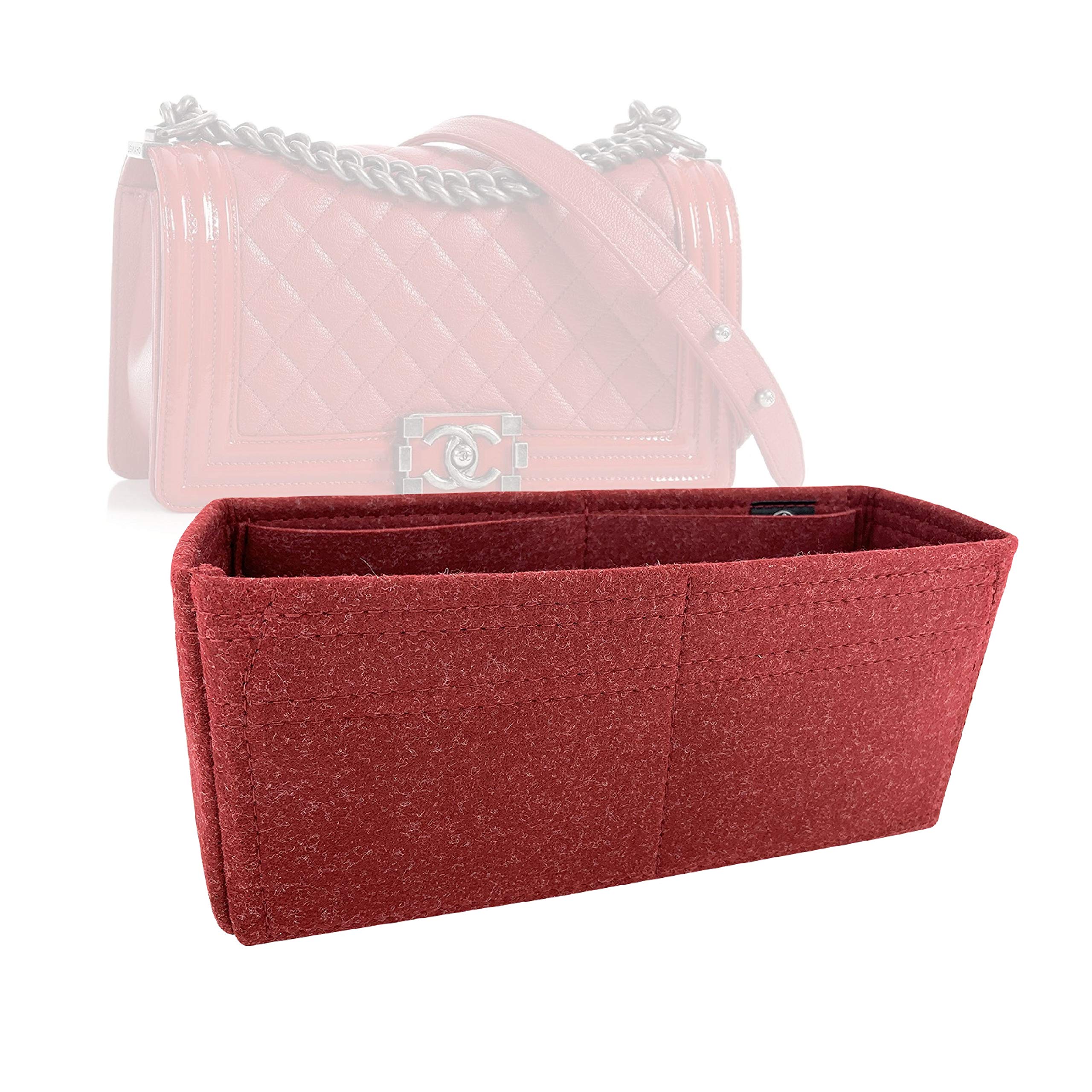 Zoomoni Bag Organizer for Chanel Old Medium Boy Bag (Bag Length: 25cm|9.8