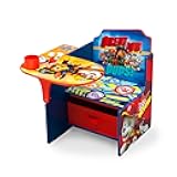 Chair Desk with Storage Bin - Ideal for Arts & Crafts, Snack Time, Homeschooling, Homework, Reading & More, Nick Jr. PAW Patrol, with Cup Holders|Arm Rest, Engineered Wood