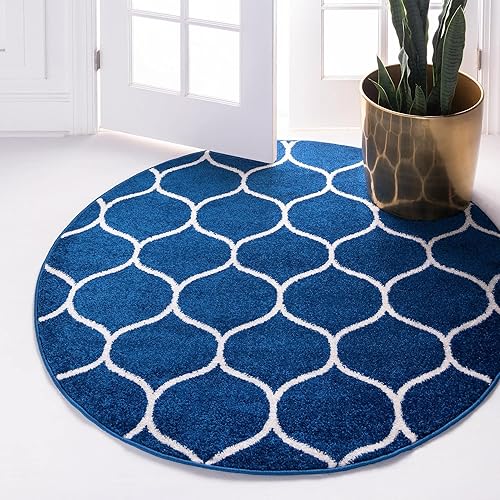 Miniatura 84 de Rugs.com Lattice Frieze Collection Alfombra – 4 x 6 pies, alfombra mediana negra perfecta para salas de estar, comedores grandes, planos abiertos