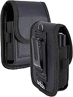 Vista 1 de BELTRON Funda de piel compatible con Motorola RAZR+ 2025 2024 2023, Samsung Galaxy Z Flip 7/6/5/4/3 con trabilla de cinturón resistente, clip