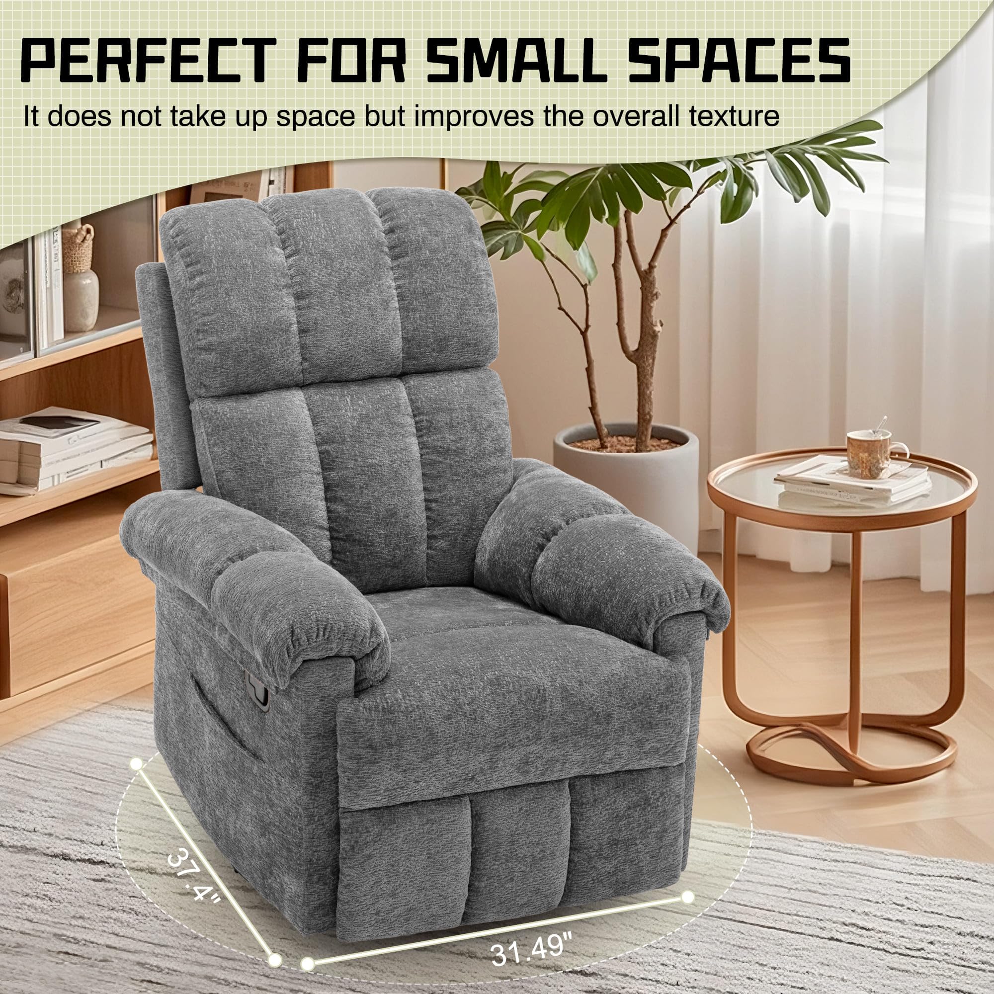 Best Grey Recliner Picks for 2026, Ranked 3 Product photo