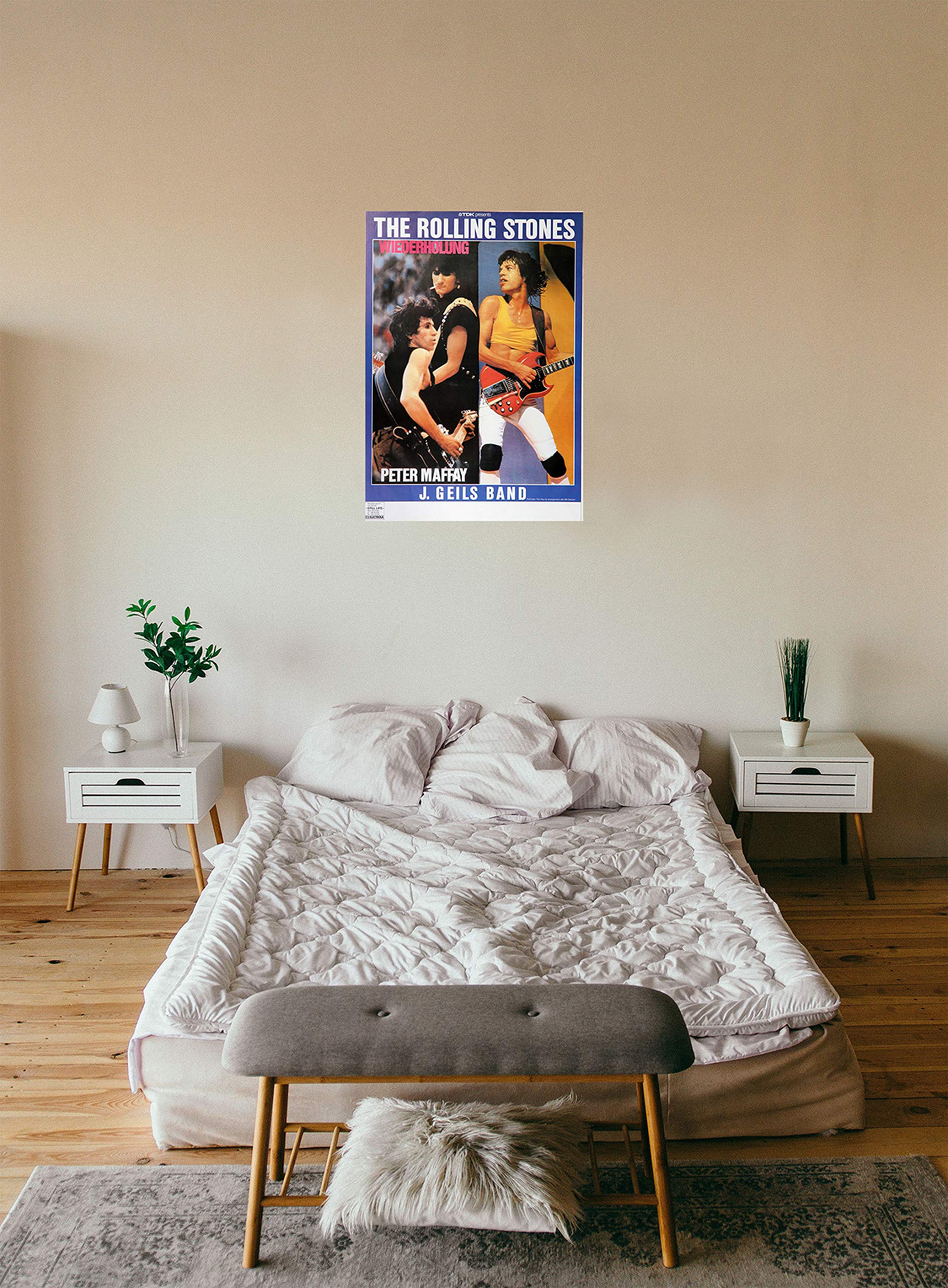 Premium Poster/Plakat | DIN A1 | Wanddeko | Live Konzert Veranstaltung » The Rolling Stones - Still Live, No Town 1982 «