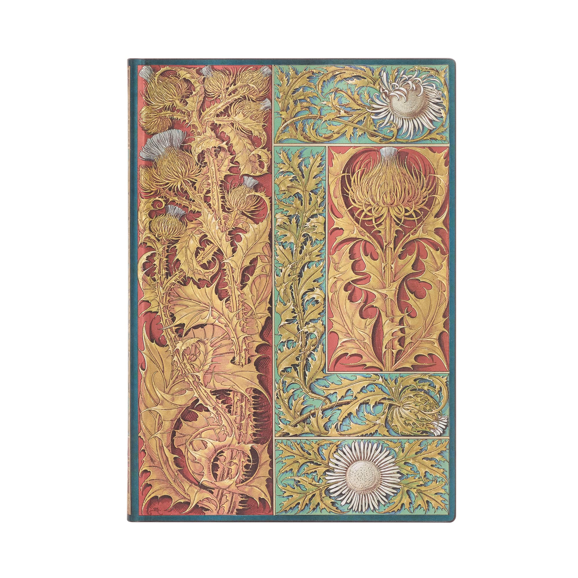 Wild Thistle Vox Botanica Midi Lined Softcover Flexi  by Paperblanks PAPERBACK