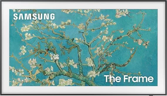 SAMSUNG 55-Inch Class QLED 4K The Frame LS03B Series, Quantum HDR, Art Mode, Anti-Reflection Matte Display, Slim Fit Wall Mount Included, Smart TV w/ Alexa Built-In (QN55LS03BAFXZA)