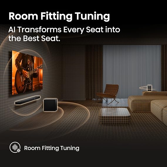 Hisense TV & Soundbar Bundle: 50U7QTUK ULED TV plus the AX5140Q 5.1.2 Channel Soundbar – bold contrast and brilliant audio, side by side
