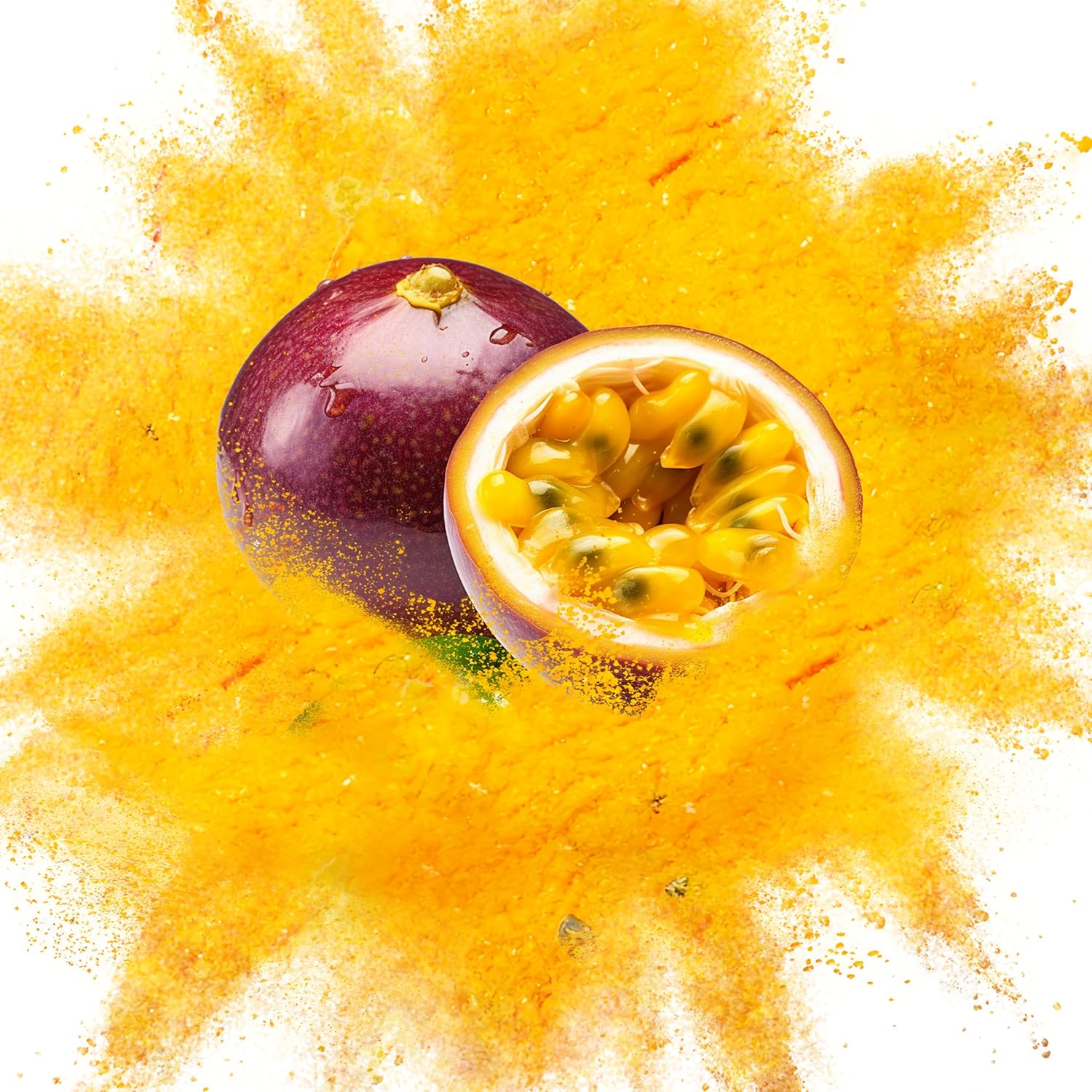 Freeze Dried Passion Fruit Powder 13.4oz | Pure, No Added Sugar & Additives | Tropical Flavor for Baking & Cooking, Smoothies, Yogurt, Tea, Cocktails, Milk | Resealable Pouch