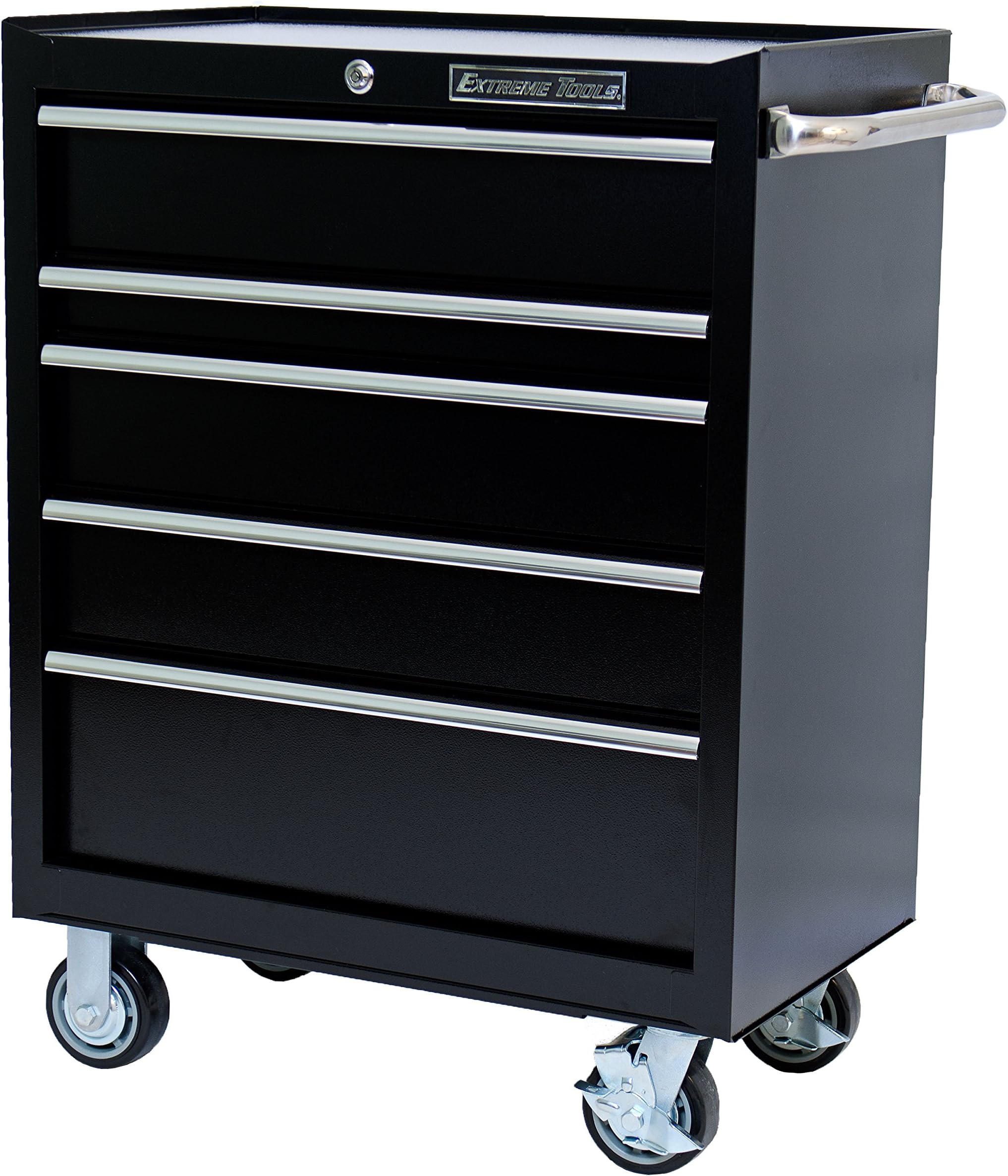 PWS302005RCTXBK Pws Series 30" x 20" 5-Drawer Roller Cabinet, Textured Black