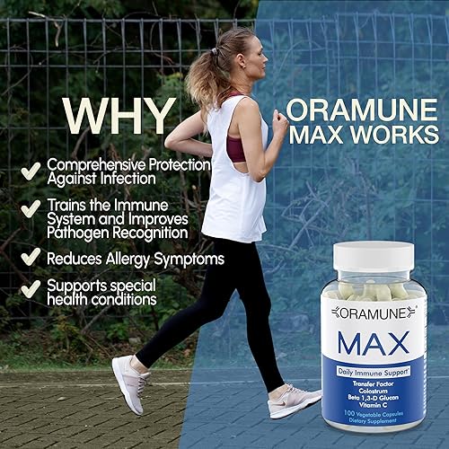 Miniatura 4 de Max | Suplemento dietético 100% natural con factor de transferencia, calostro bovino, beta-1, 3/1, glucano 6-D y vitamina C aumenta la salud