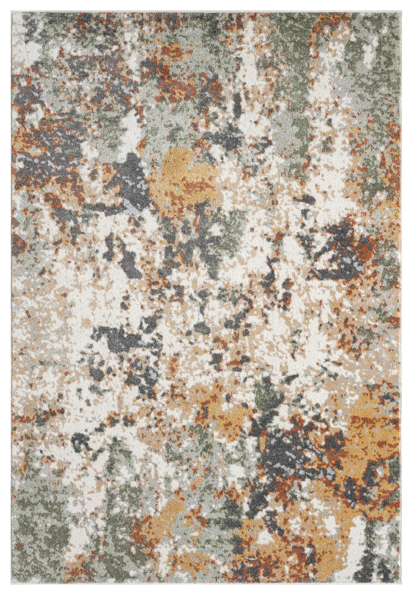 Keen Home Design Area Rugs - 5x8 Non-Shedding, Abstract Rugs for Kitchen, Living Room, Bedroom, Dining Room, Entryway - Size: 5'3