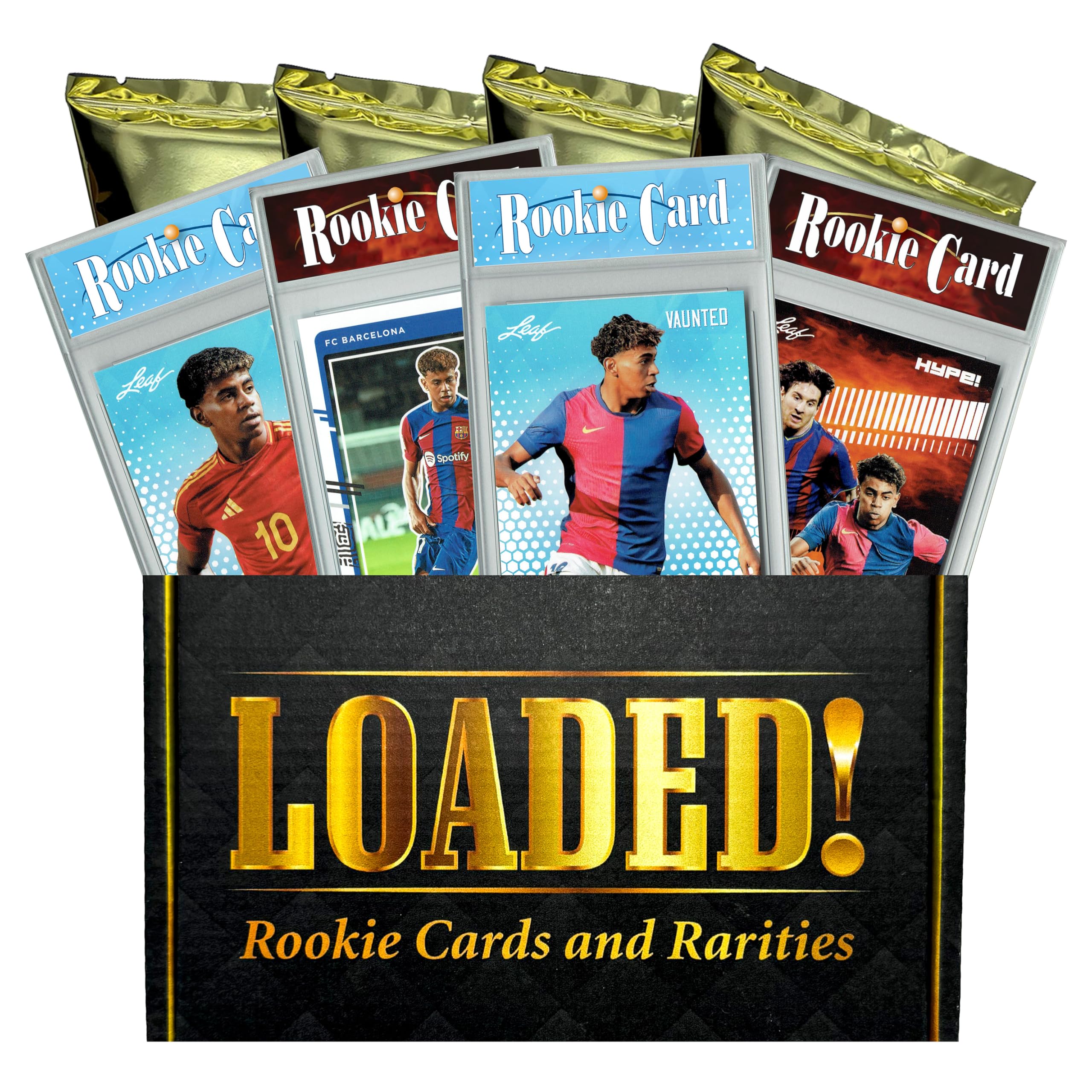 （山菜爺）留意　日本語foil4枚セット Amazon.com: LOADED! All Lamine Yamal Soccer Collector's Box: 4