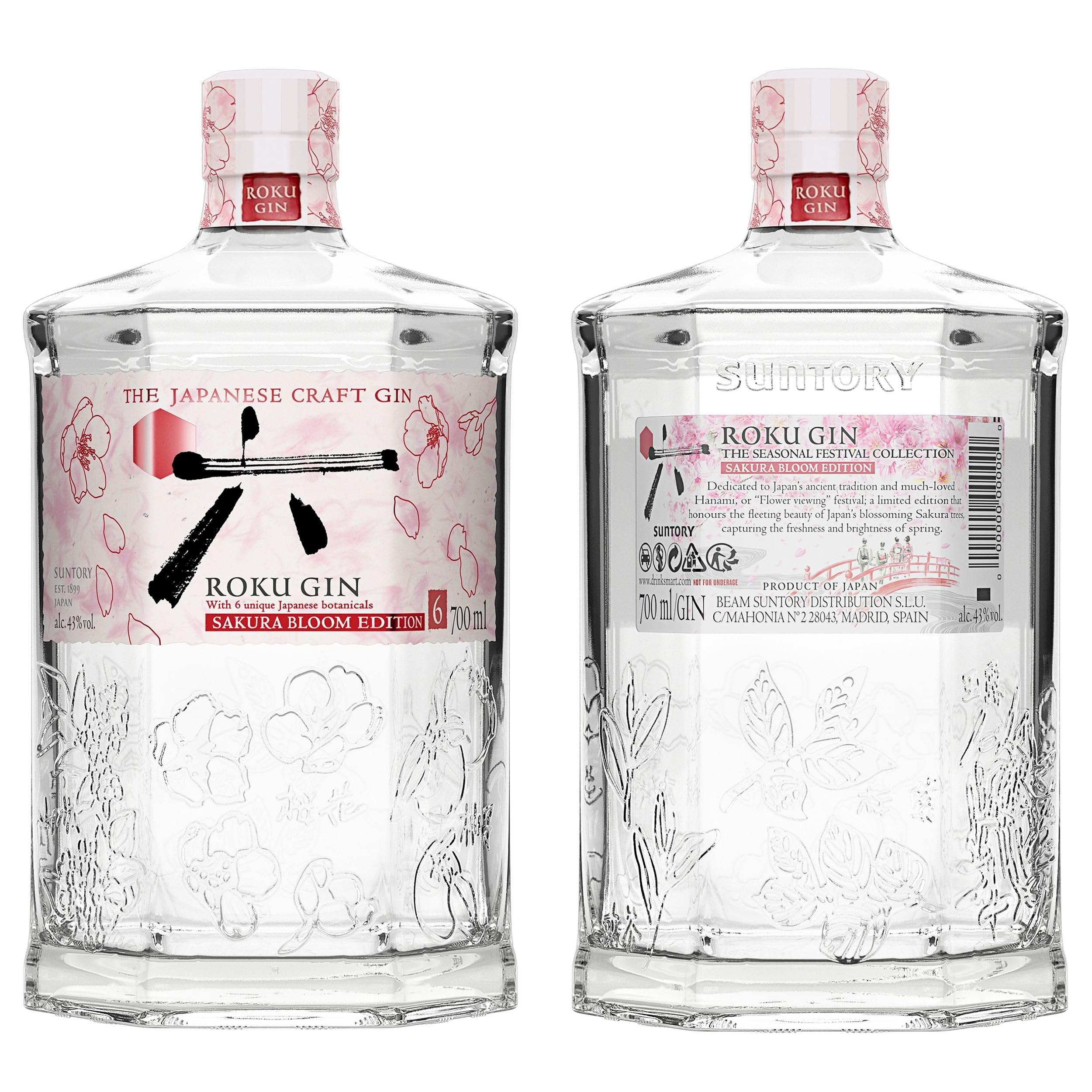 ROKU GIN Sakura Bloom Edition |6 japanische Botanicals