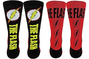 Flash Socks Men Athletic Crew Socks 2 Pack