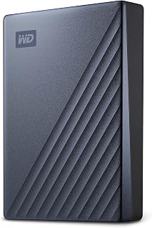 WD 5Tb My Passport Ultra Blue Portable External Hard Drive, USB-C - WDBFTM0050BBL-WESN (Renewed)
