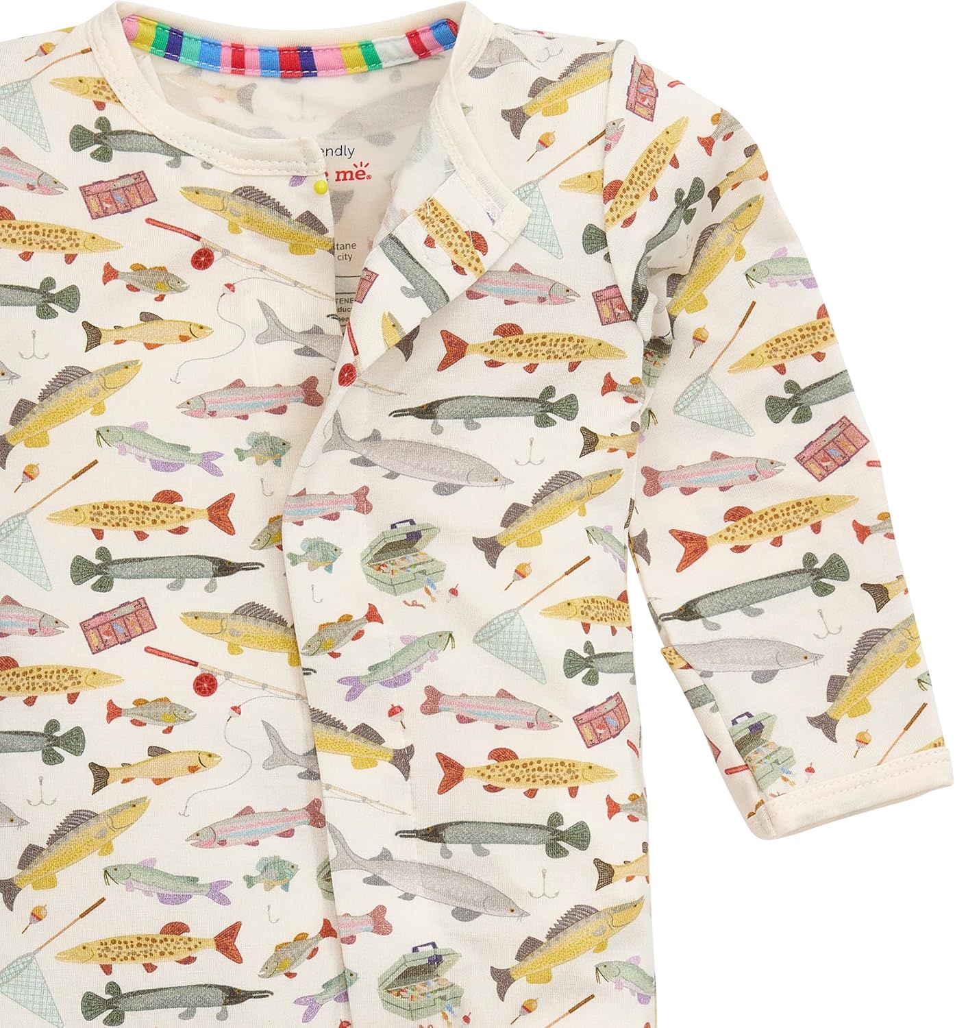 Magnetic Me Boys Modal Magnetic Baby Footie Pajamas | Silky Soft Modal Fabric | Baby Sleepers Available in Sizes PRE - 24M - Image 2