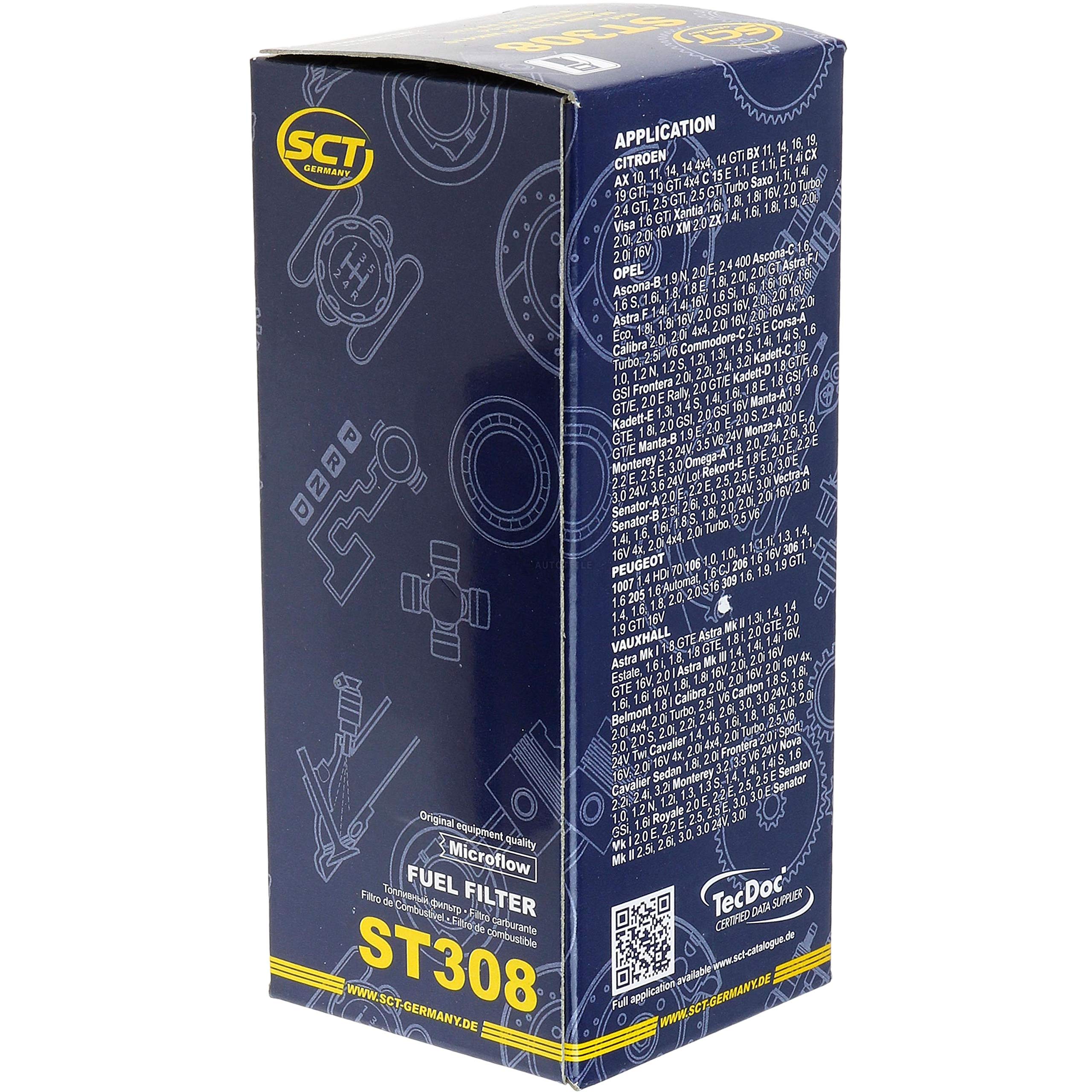 Set 85471188 ST 308 10 filtros de combustible originales SCT