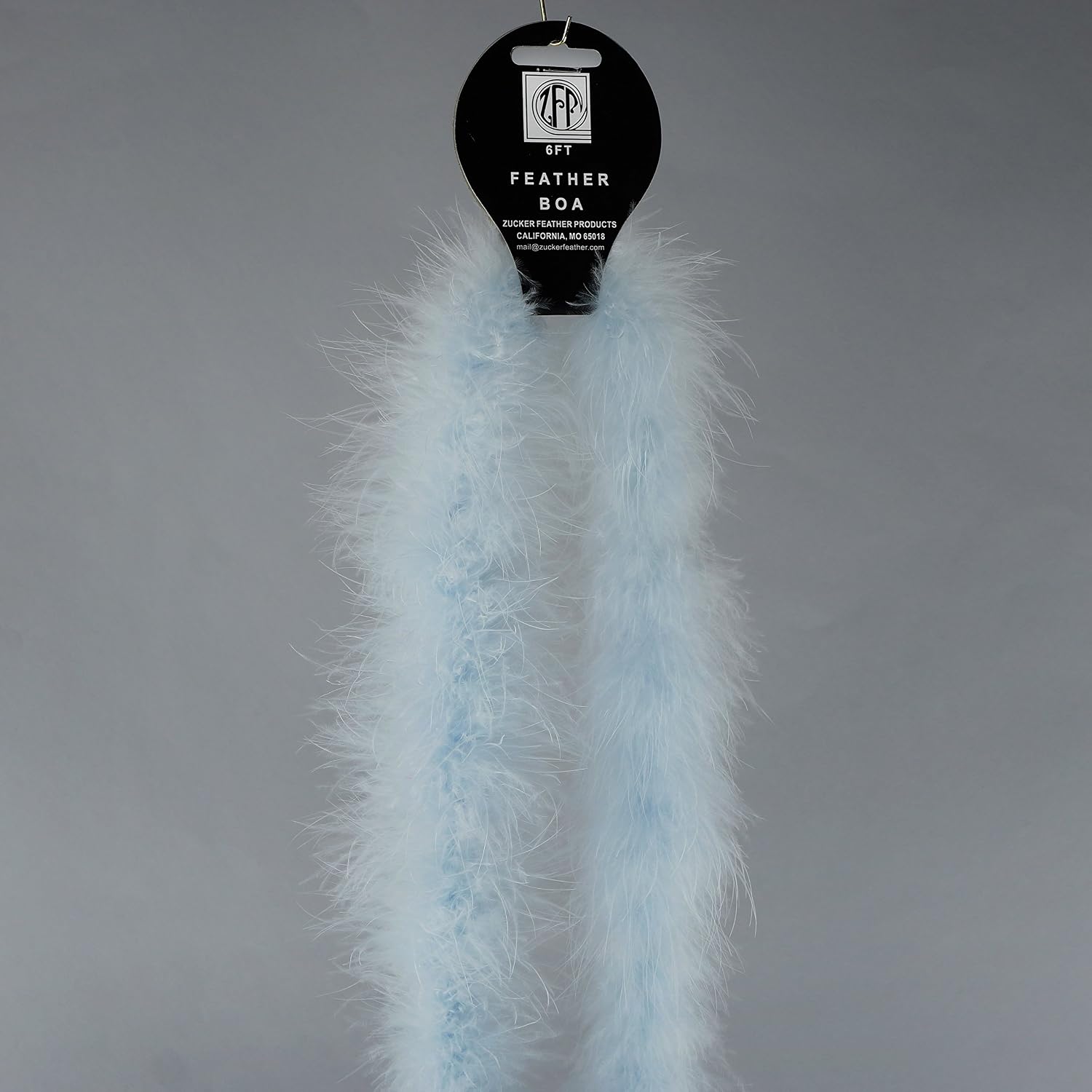ZUCKER™ Marabou Boa Medium Weight Solid Color - Light Blue