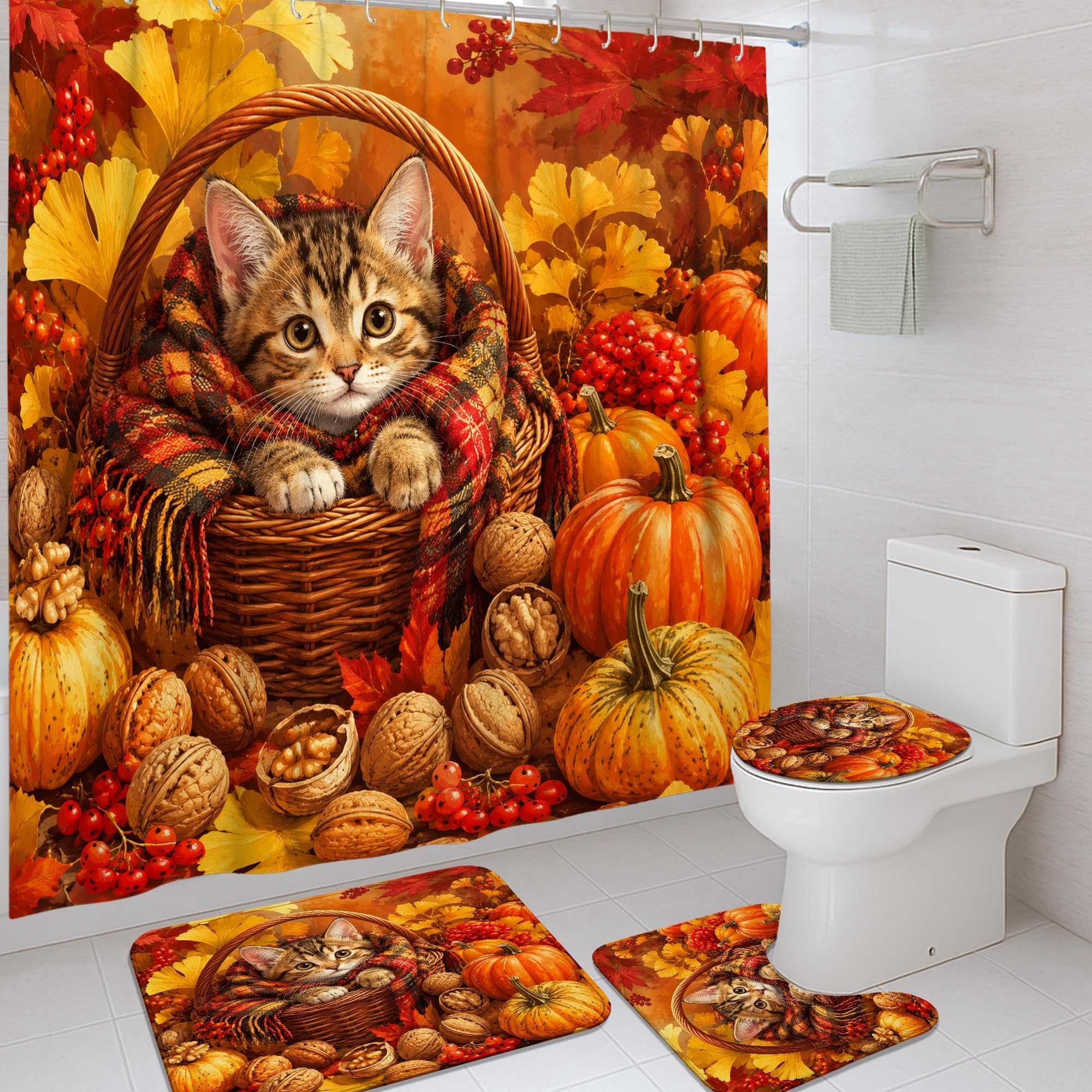 Rideau de douche en polyester de 183 x 183 cm étanche pour hôtel et maison