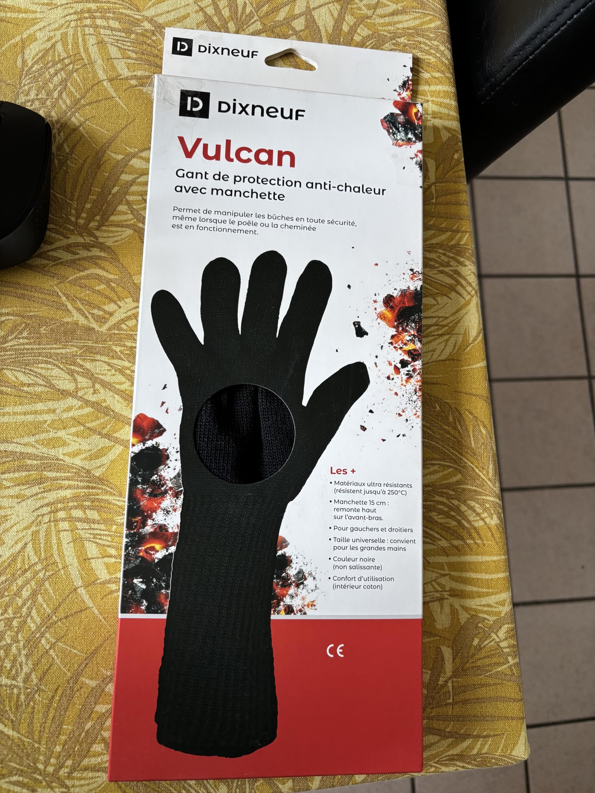 Dix neuf Gant Anti Chaleur Vulcan