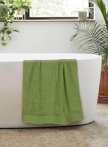 Vista 153 de GLAMBURG Juego de 6 toallas de 100% algodón ultra suave, contiene 2 toallas de baño de 28 x 55 pulgadas, 2 toallas de mano de 16 x 24 pulgadas y 2