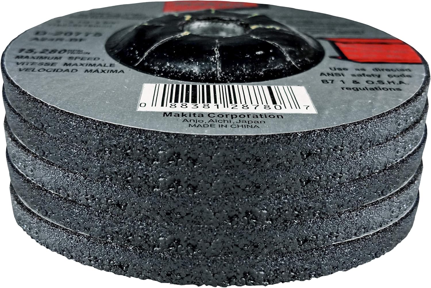 Makita 5 Pack - 4 Inch Grinding Wheel For 4" Grinders - Aggressive Grinding For Metal - 4" x 1/4" x 5/8" : Everything Else