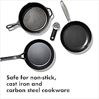 Vista 4 de OXO Cepillo de hierro fundido Good Grips y borrador de óxido