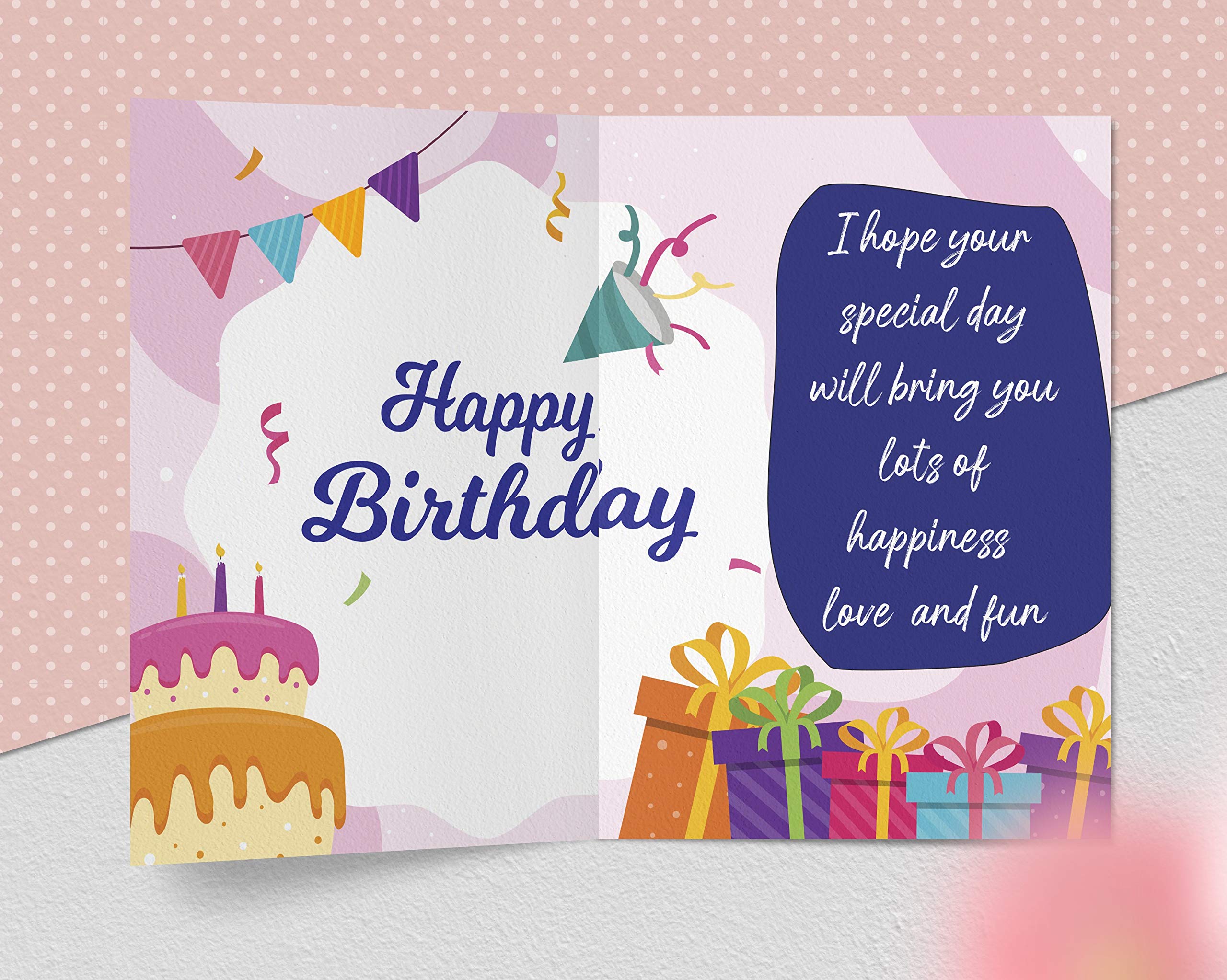 Popcorn Fusion Birthday Gift- Nutty Double Chocolate Caramel Popcorn with Happy Birthday Greeting Card-160g 3
