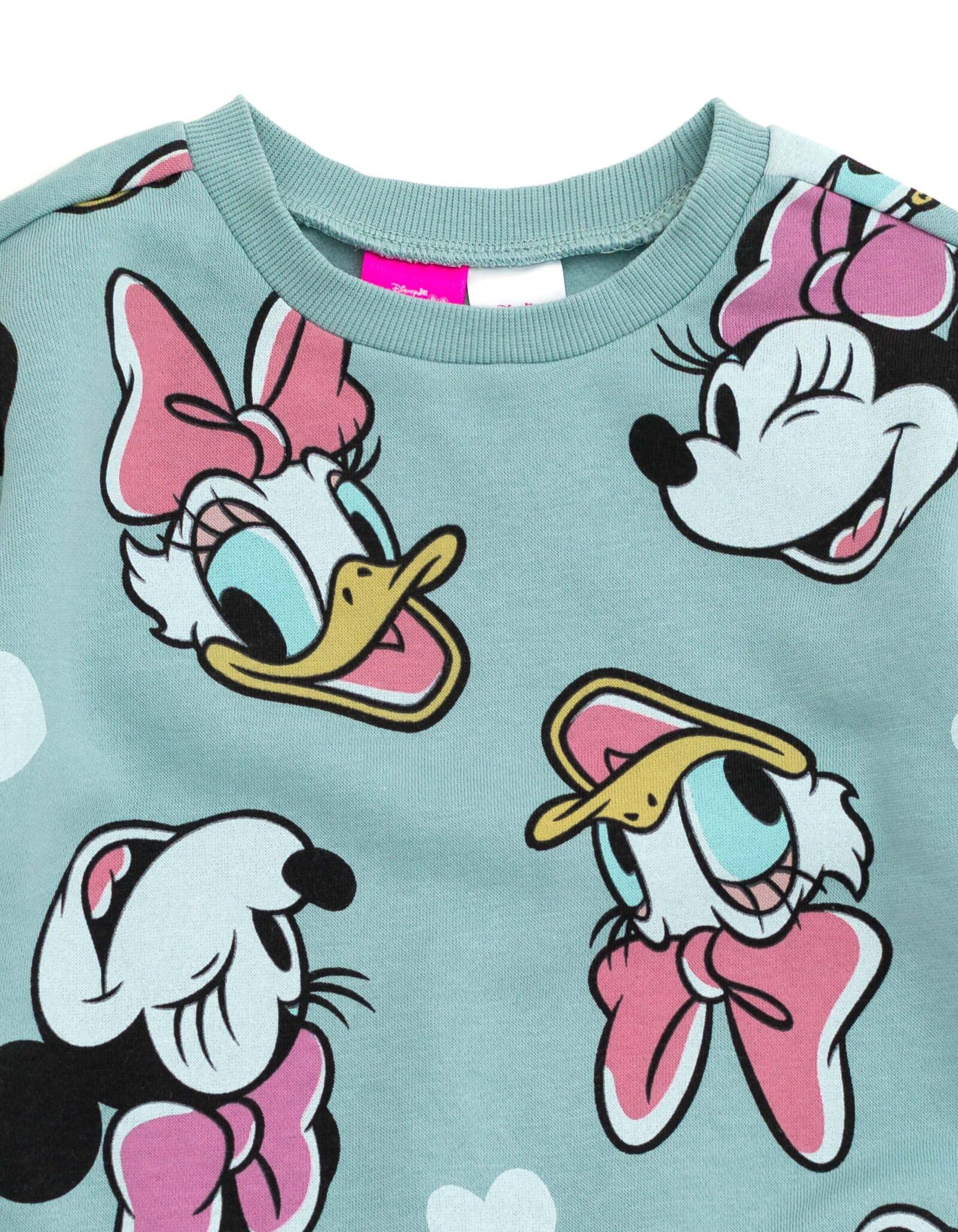 Disney Felpa con cappuccio in pile e leggings a coste, per bambine e ragazzi grandi (2T - 14-16)