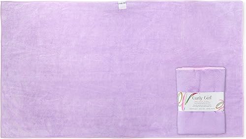 Miniatura 5 de Curly Girl Toalla de pelo rizada microfibra grande de 22 x 39 pulgadas súper absorbente