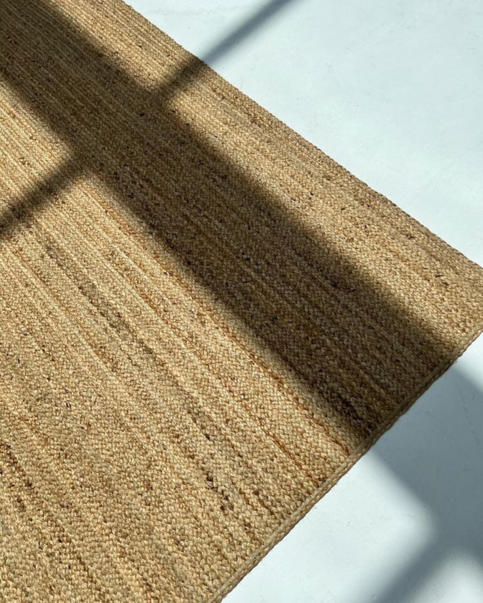 HOMEKODENatural Vista - Jute Rug | 6 Sizes | Handcrafted Eco-Friendly Jute Area Rug | Natural Fiber Carpet | Rustic Chic Jute Rug for Living Room, Bedroom, Dining Room, Office, Nursery (250X350 CM)