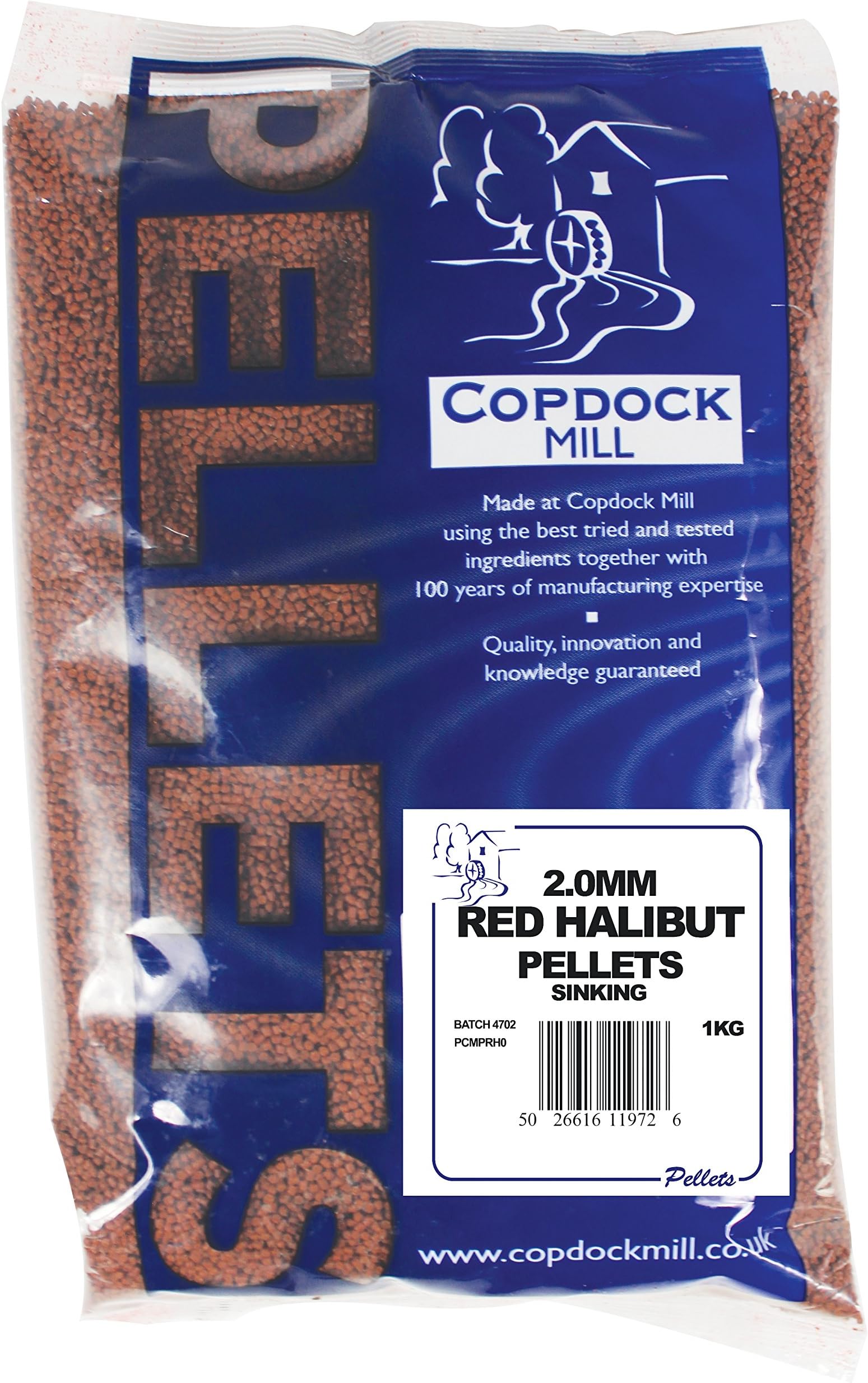 Red Halibut Marine Pellets 2mm - 1000g Bulk Pack