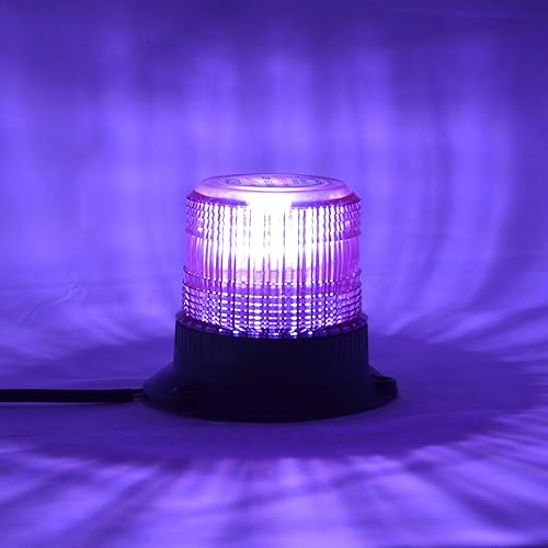 B2L VIOLET PURPLE 12-24 AC DC LED sin flash luz de advertencia fija luz mediana
