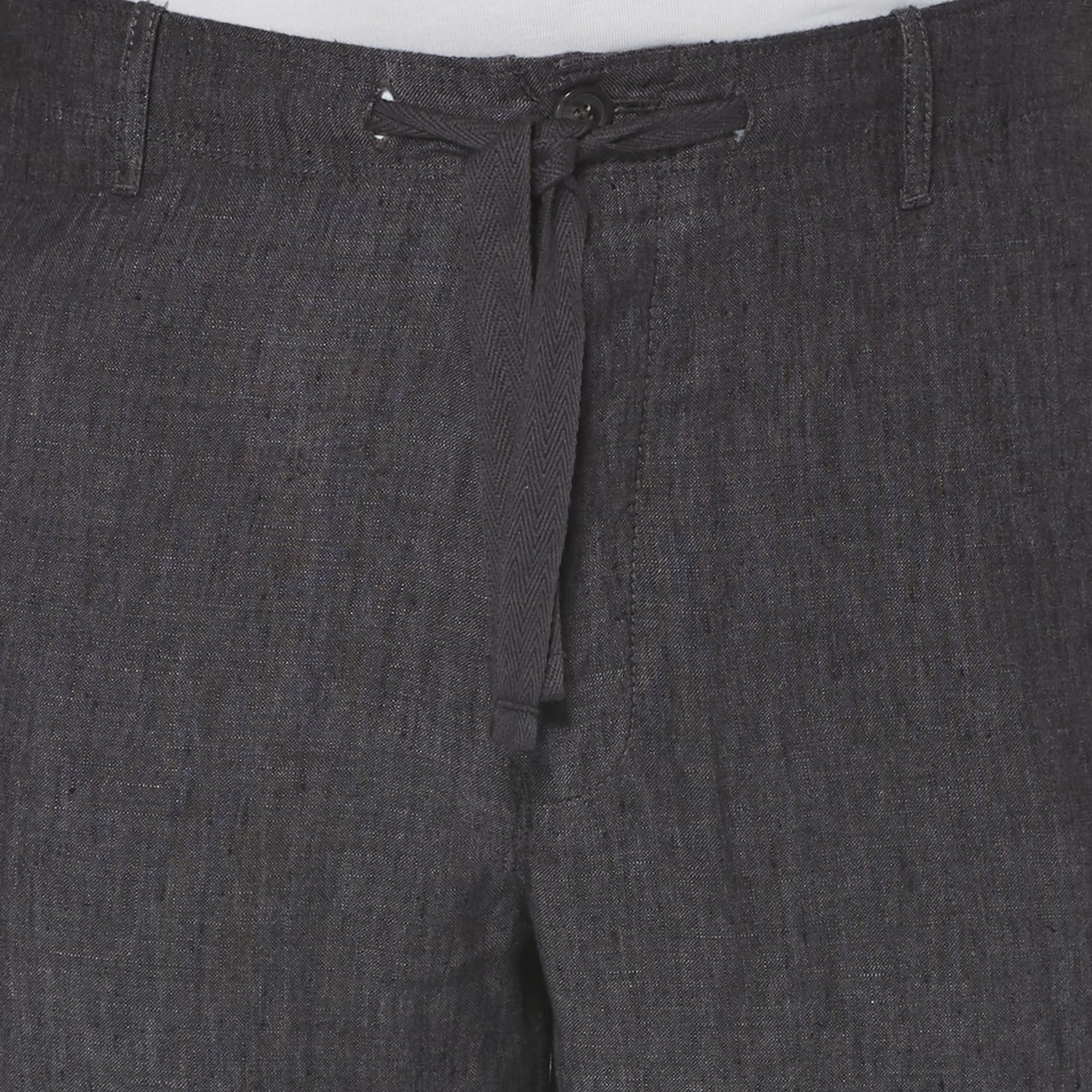 Perry Ellis 100% Linen Drawstring Pant - Nieformalne spodnie Mężczyźni