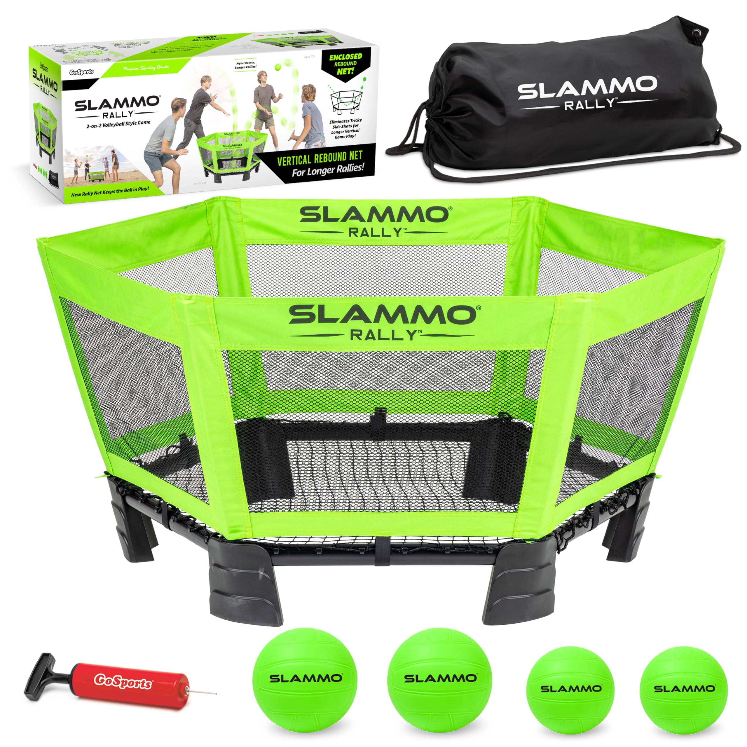 Photo 1 of **PARTS ONLY, MISSING PARTS** GoSports Slammo Rally Game Set - Roundnet with Longer Rallies