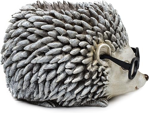 Miniatura 5 de Roman Giftware Inc., Colección Jardín, Pudgy Pals, erizo de 6.5 pulgadas de alto con gafas, religioso, inspirador, duradero (6 x 10 x 7)