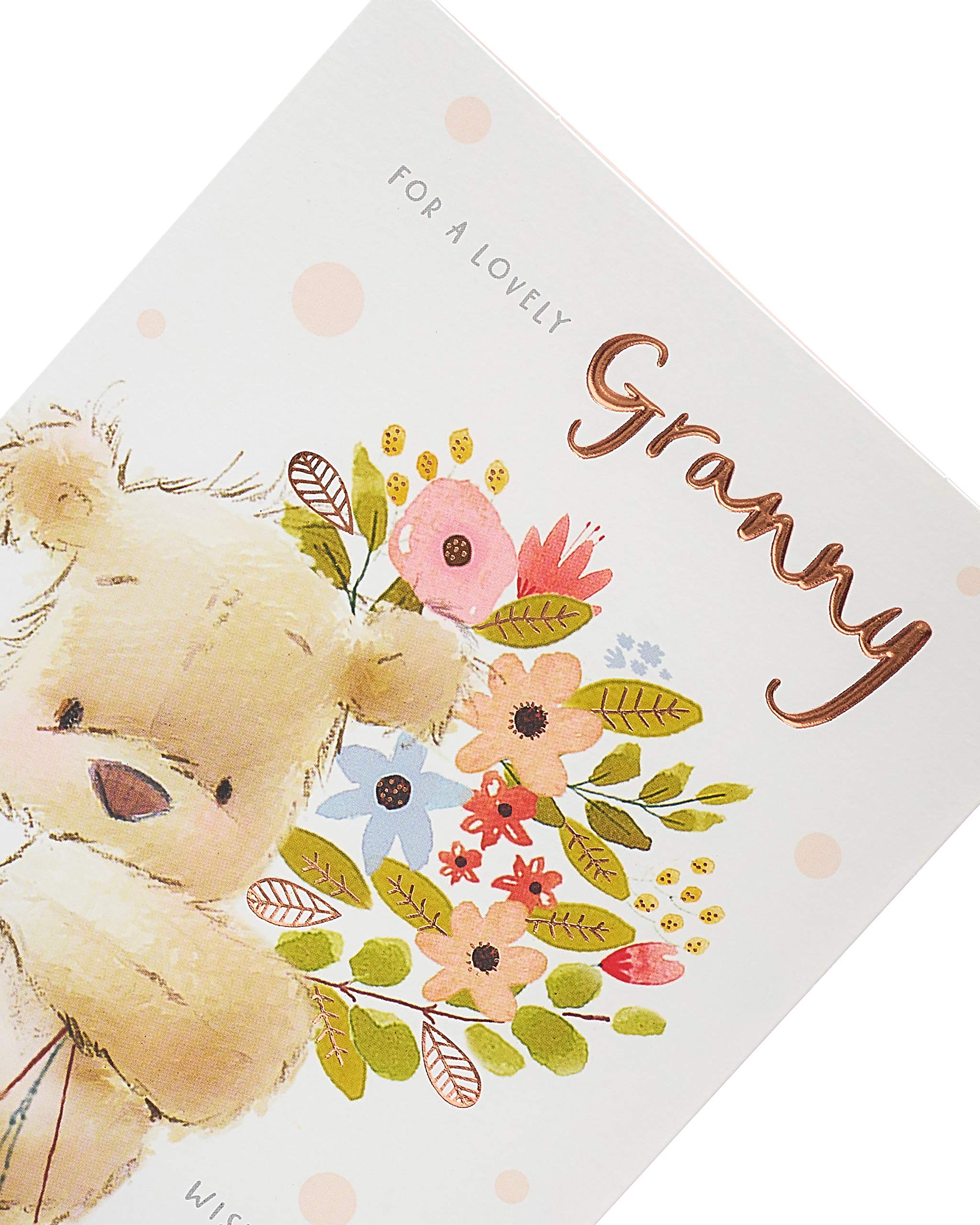 UK Greetings Muttertagskarte Mit Teddy-Design – 137x210 Mm, Mit Umschlag, FSC-zertifiziert