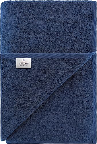 Miniatura 176 de American Soft Linen - Juego de 4 toallas de baño, 100% de algodón turco de 27 x 54 pulgadas, toallas de baño extragrandes, toallas para ducha