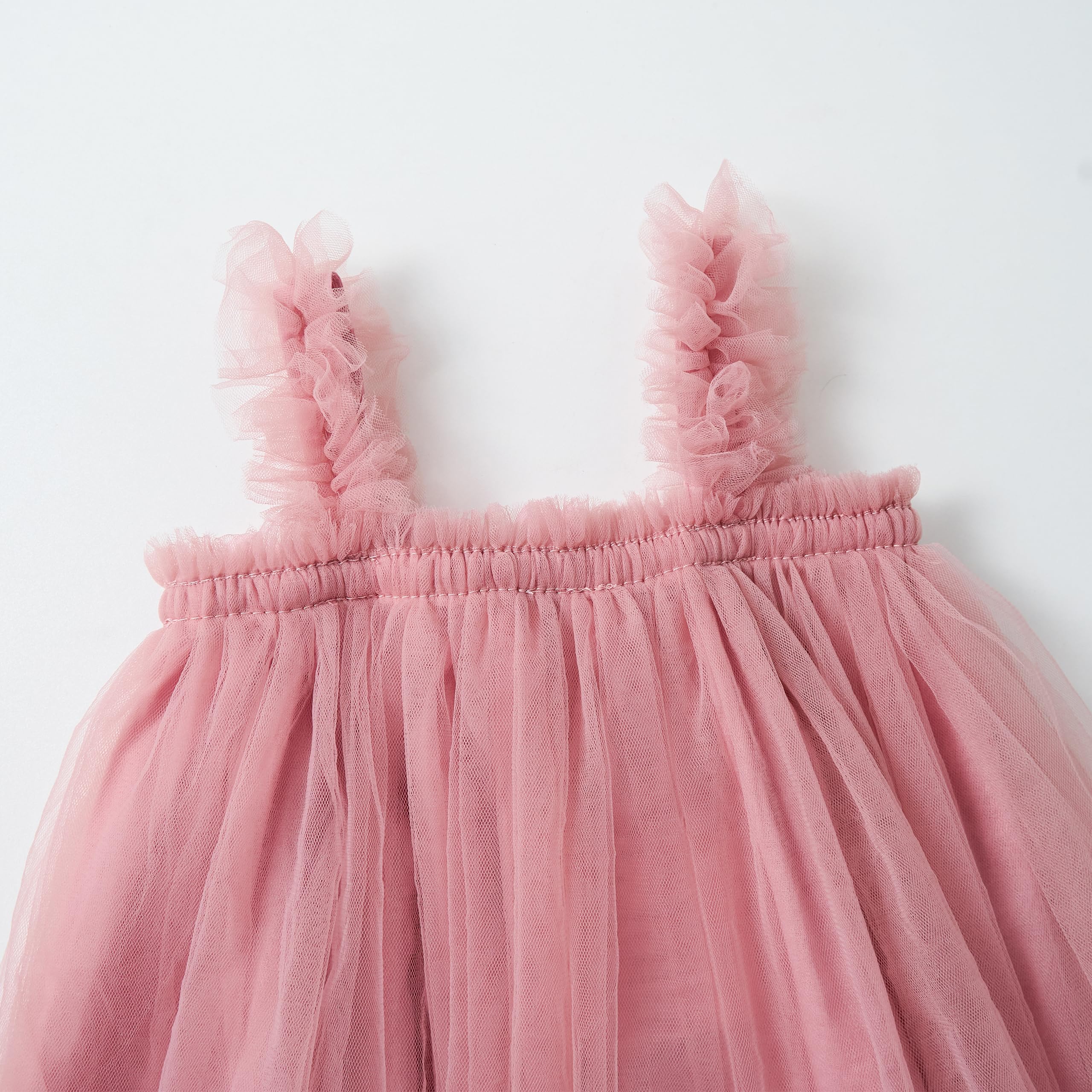 Miipat Bebés Niña Vestidos de Princesa de Tul Tutú para Niños Pequeño Vestido con Diadema de Flores para Fiesta de Cumpleaños Sesión de Fotos