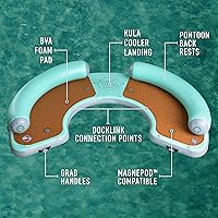 Vista 4 de BOTE Muelle inflable Hangout Suite Configuraciones Personalizables Balsa Flotante para Adultos Niños Familiares Compatible con MAGNEPod Portátil
