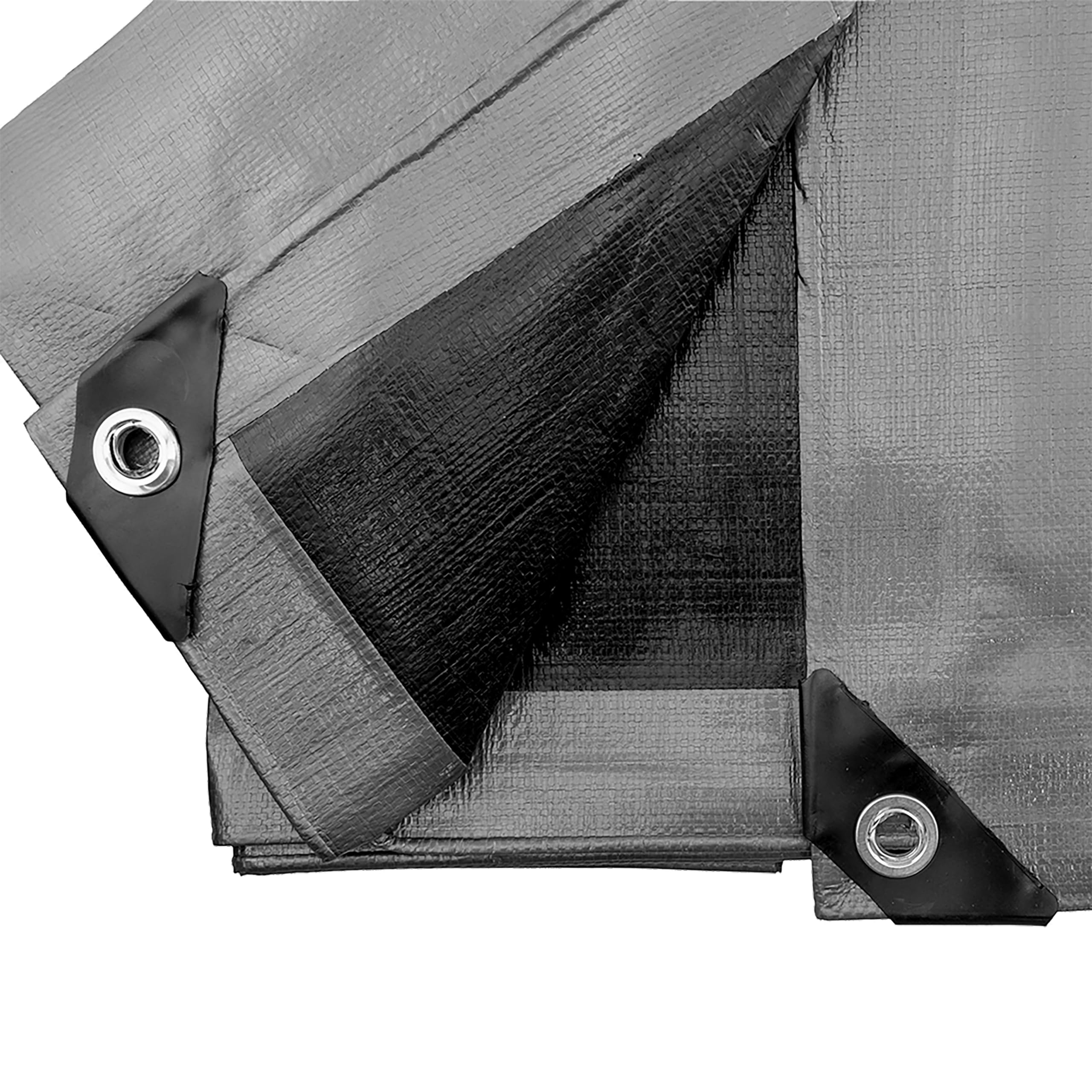 Tough heavy duty 260gsm waterproof tarpaulin/cover up tarp/garden dry storage sheeting,builders sheet,garden +camping (5m x5m)