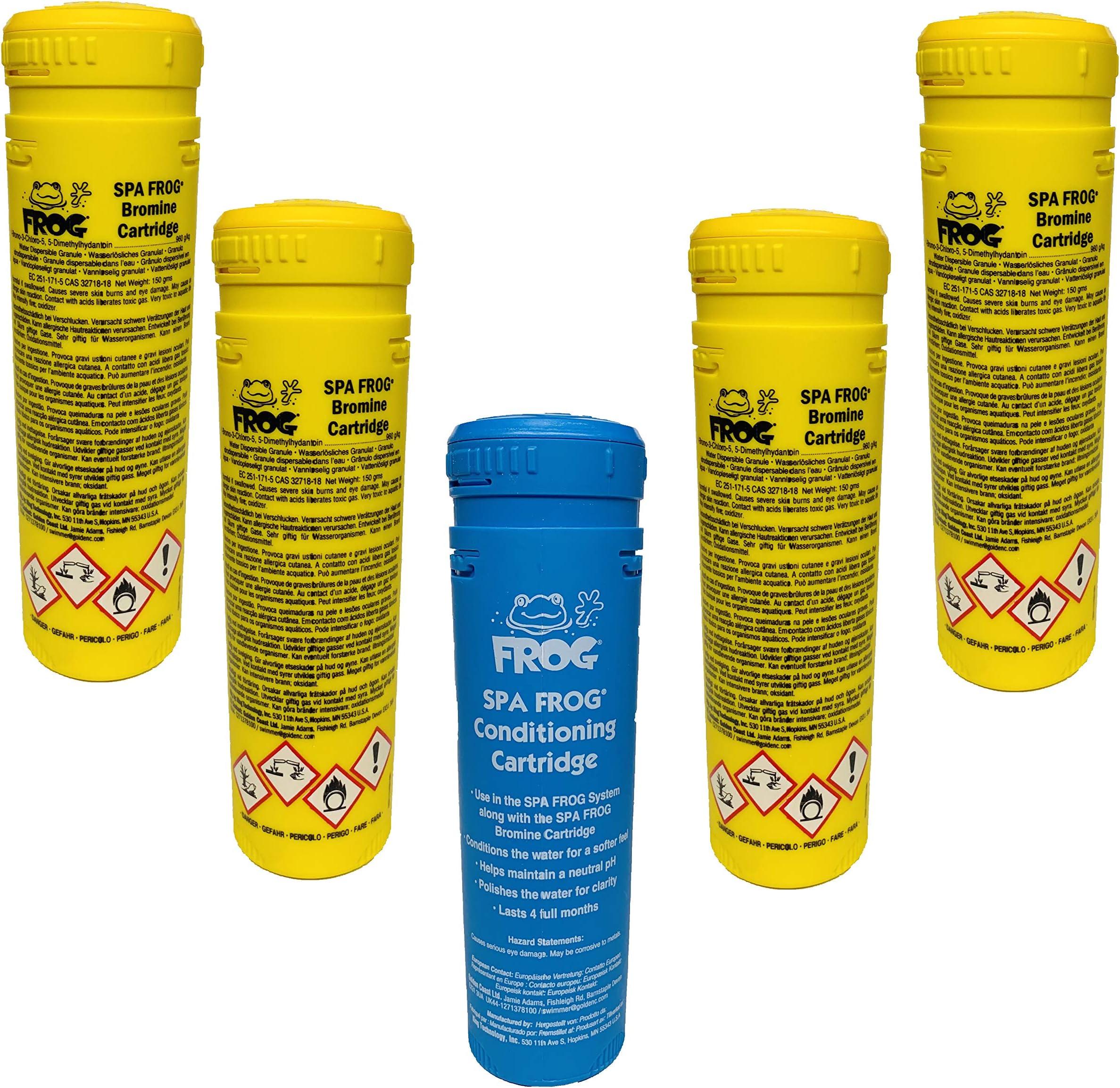 Spa Frog Bromine Cartridge x 4 Amazon.co.uk Garden