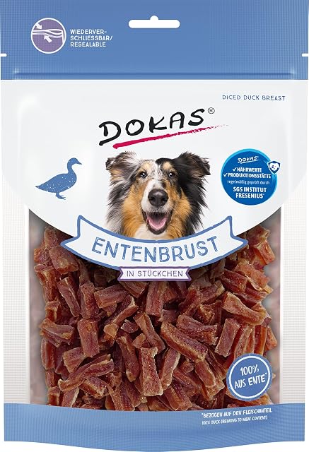 DOKAS Snack Premium sin Gluten en práctico tamaño para Perros - Ideal para Entrenamiento 9 x 200gr