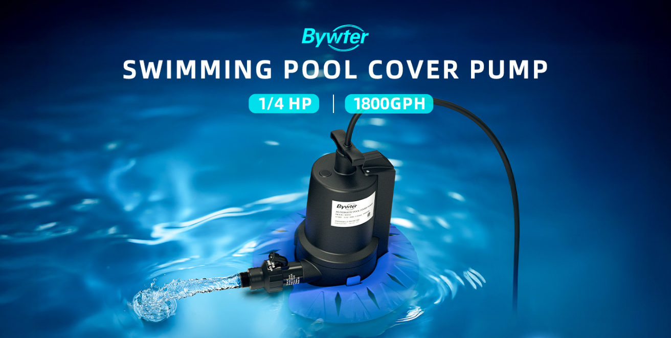 Amazon.com: Bywter Pool Cover Pump, 1/4HP Automatic Swimming Pool